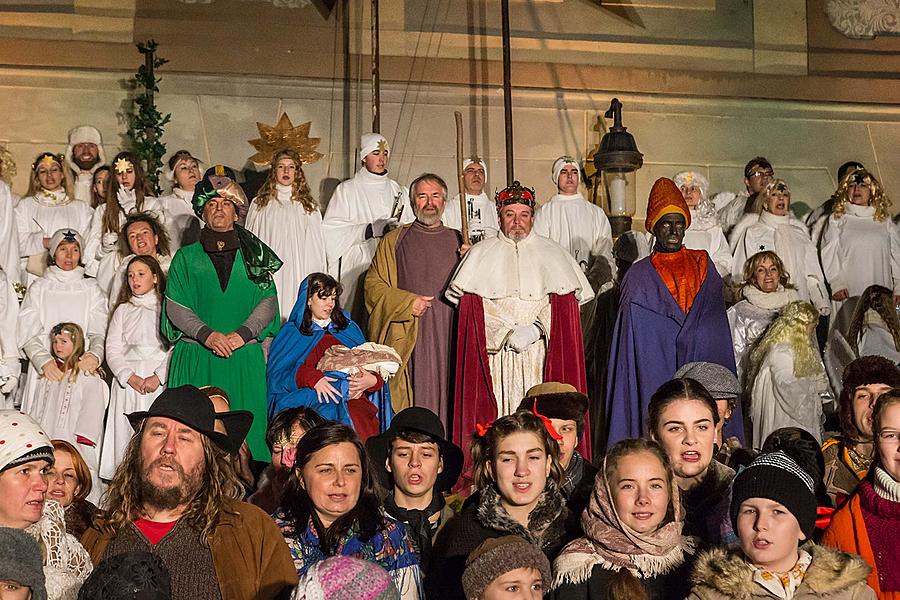 Live Nativity Scene, 23.12.2017, Advent and Christmas in Český Krumlov