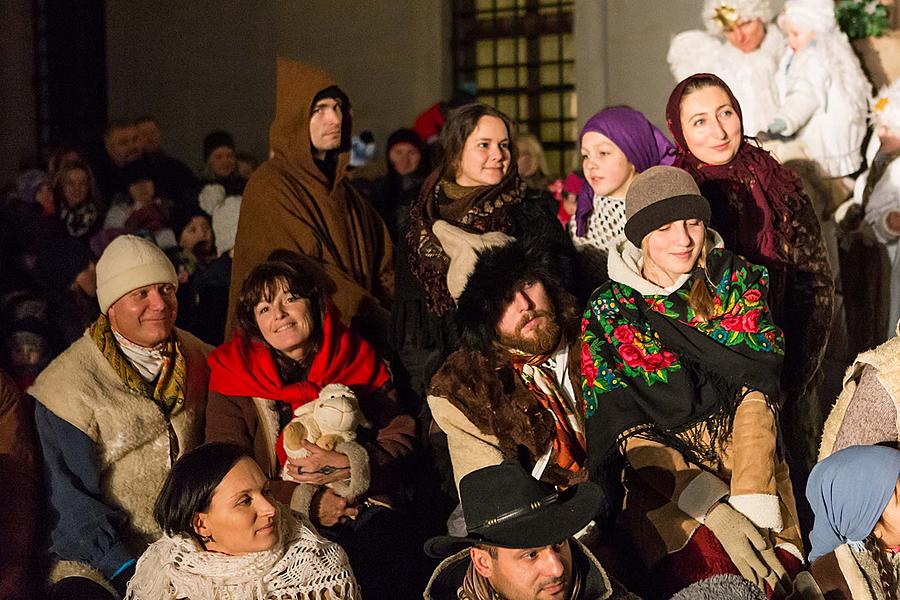 Live Nativity Scene, 23.12.2017, Advent and Christmas in Český Krumlov