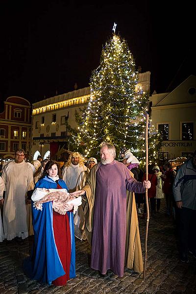 Live Nativity Scene, 23.12.2017, Advent and Christmas in Český Krumlov