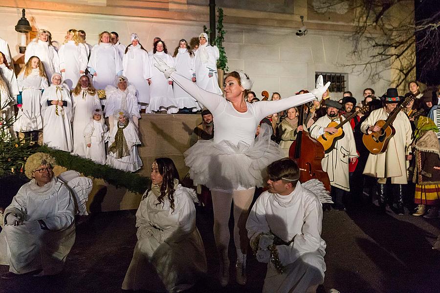 Lebende Krippe, 23.12.2017, Advent und Weihnachten in Český Krumlov