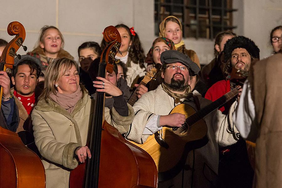 Live Nativity Scene, 23.12.2017, Advent and Christmas in Český Krumlov