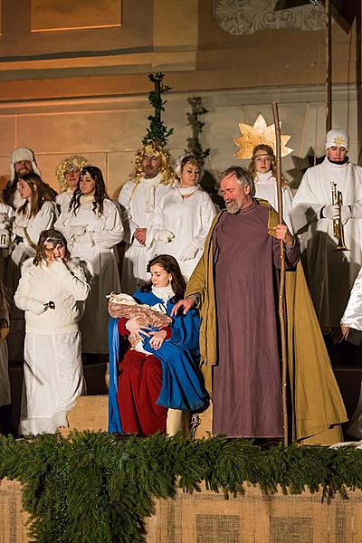 Live Nativity Scene, 23.12.2017, Advent and Christmas in Český Krumlov