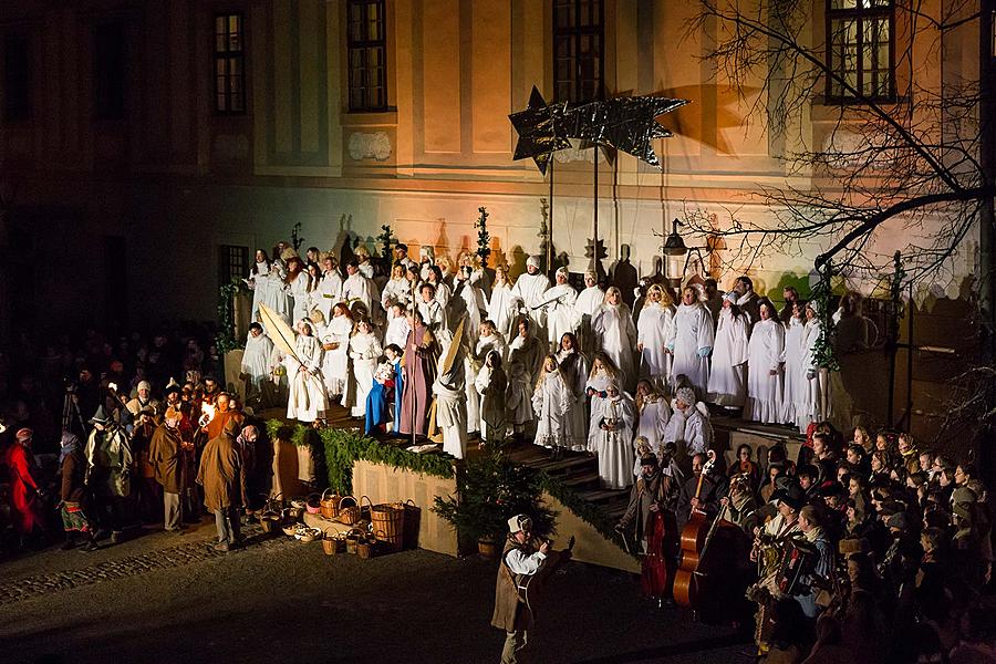 Live Nativity Scene, 23.12.2017, Advent and Christmas in Český Krumlov