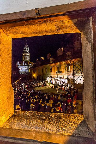 Live Nativity Scene, 23.12.2017, Advent and Christmas in Český Krumlov