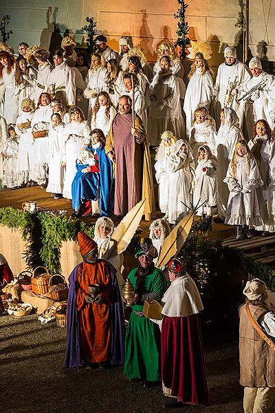 Live Nativity Scene, 23.12.2017, Advent and Christmas in Český Krumlov