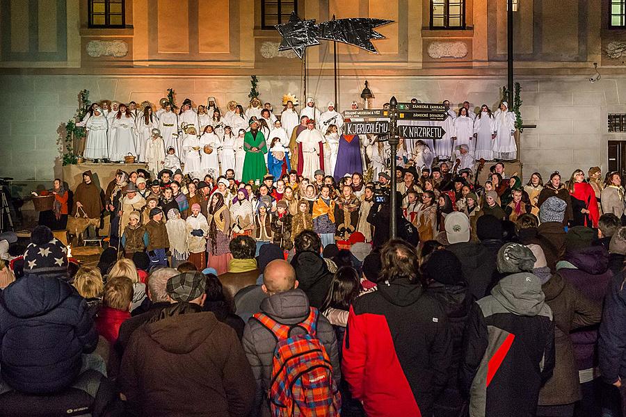 Živý Betlém, 23.12.2017, Advent a Vánoce v Českém Krumlově