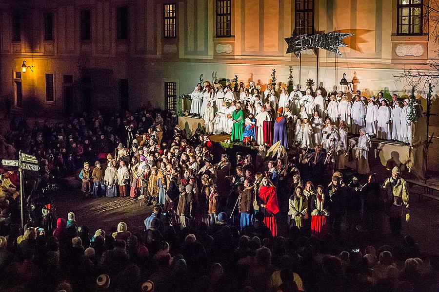 Lebende Krippe, 23.12.2017, Advent und Weihnachten in Český Krumlov