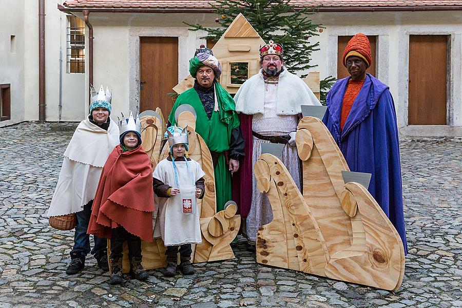 Three Kings, 6.1.2018, Advent and Christmas in Český Krumlov