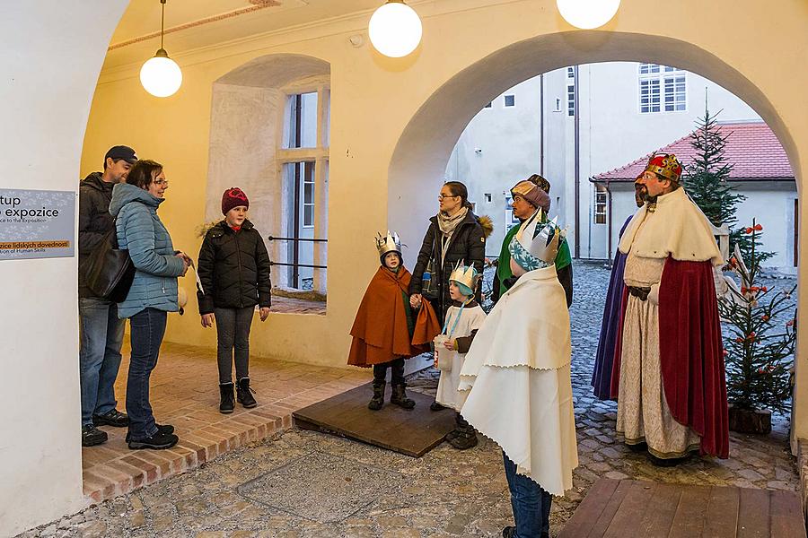 Three Kings, 6.1.2018, Advent and Christmas in Český Krumlov