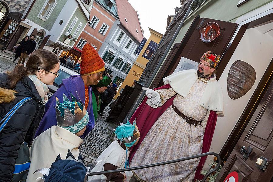 Drei Könige, 6.1.2018, Advent und Weihnachten in Český Krumlov