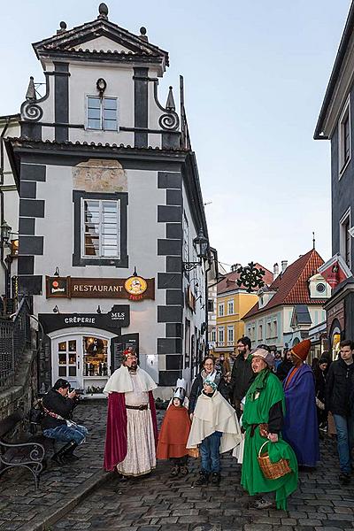 Tři králové, 6.1.2018, Advent a Vánoce v Českém Krumlově