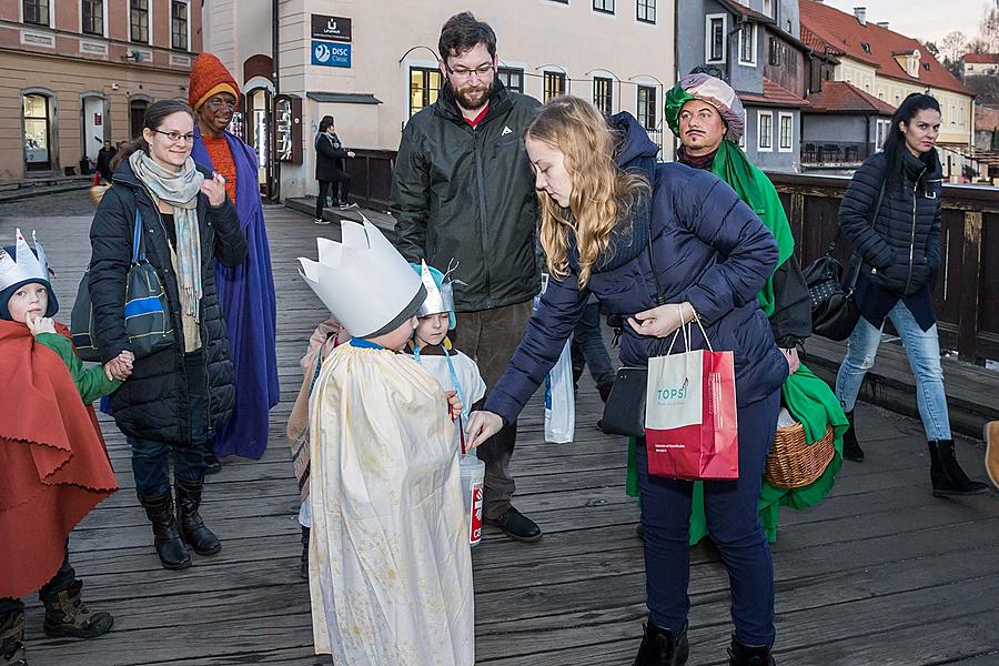 Tři králové, 6.1.2018, Advent a Vánoce v Českém Krumlově