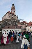 Tři králové, 6.1.2018, Advent a Vánoce v Českém Krumlově, foto: Lubor Mrázek