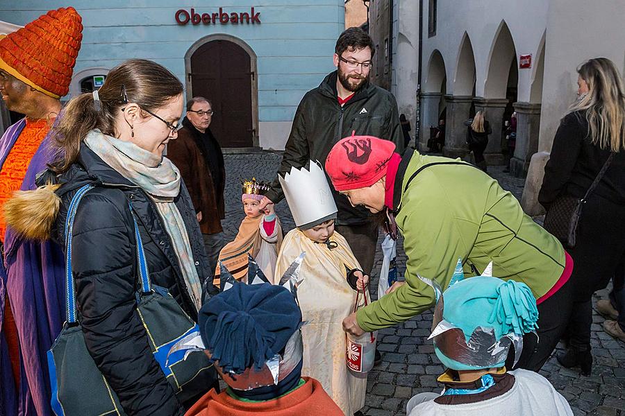 Three Kings, 6.1.2018, Advent and Christmas in Český Krumlov