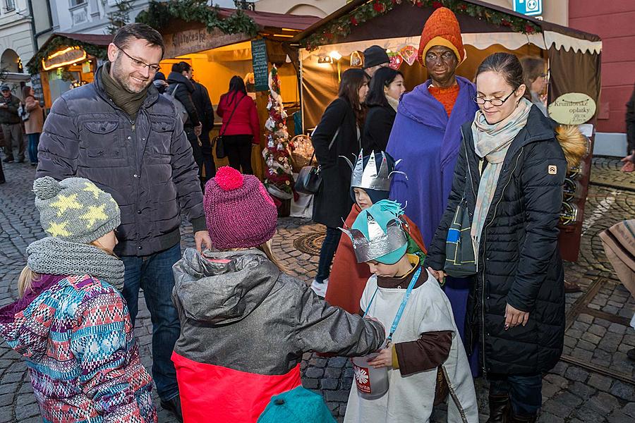 Tři králové, 6.1.2018, Advent a Vánoce v Českém Krumlově