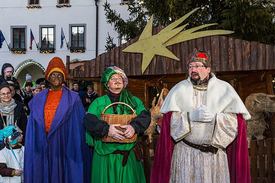 Drei Könige, 6.1.2018, Advent und Weihnachten in Český Krumlov