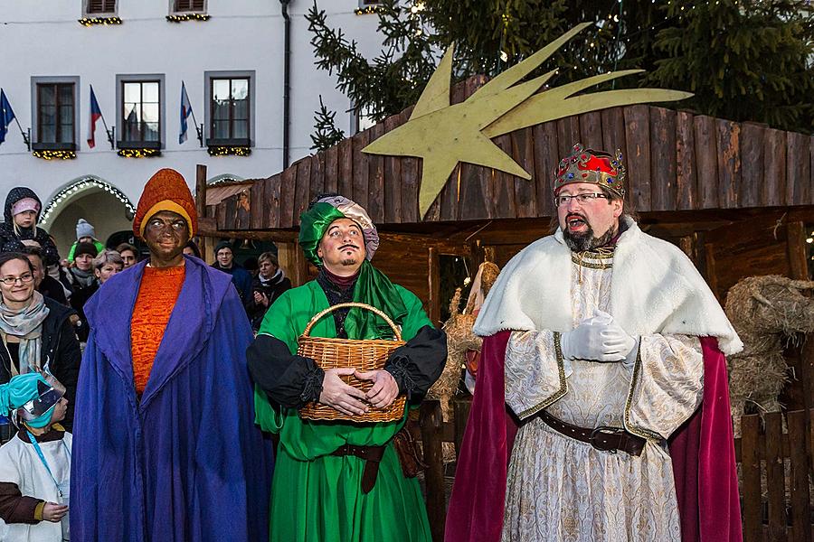 Three Kings, 6.1.2018, Advent and Christmas in Český Krumlov