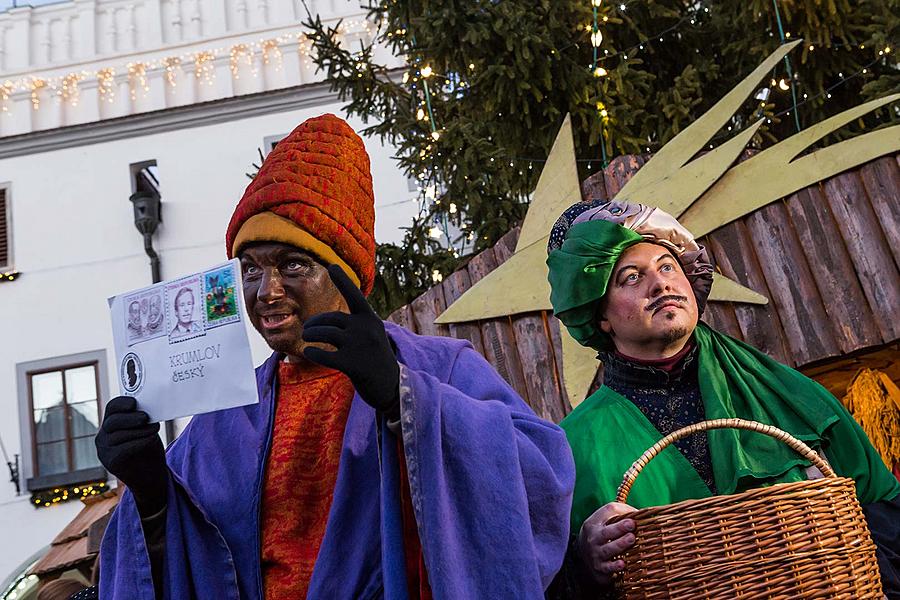 Three Kings, 6.1.2018, Advent and Christmas in Český Krumlov