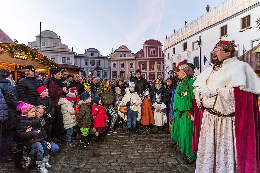 Drei Könige, 6.1.2018, Advent und Weihnachten in Český Krumlov