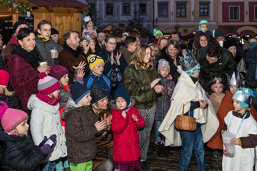 Tři králové, 6.1.2018, Advent a Vánoce v Českém Krumlově