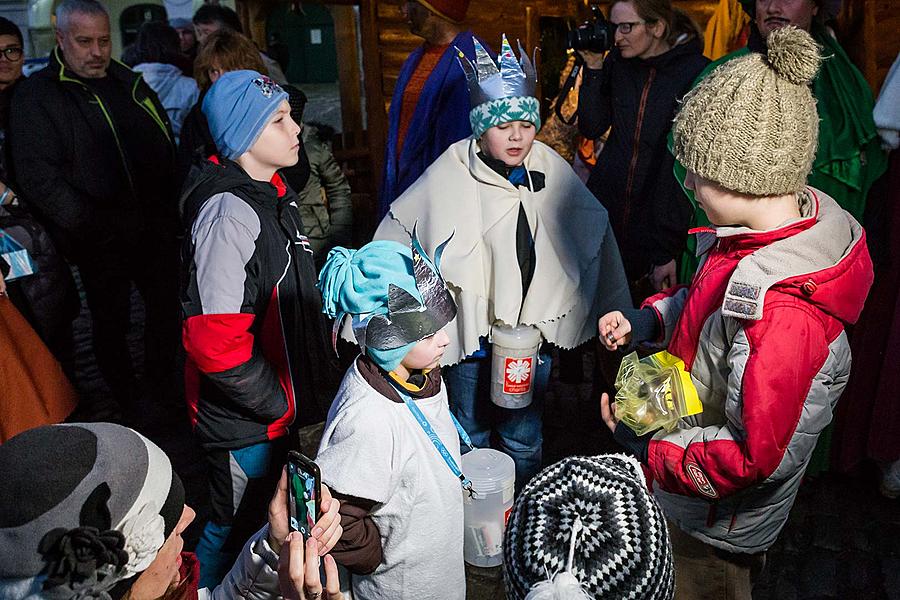 Tři králové, 6.1.2018, Advent a Vánoce v Českém Krumlově