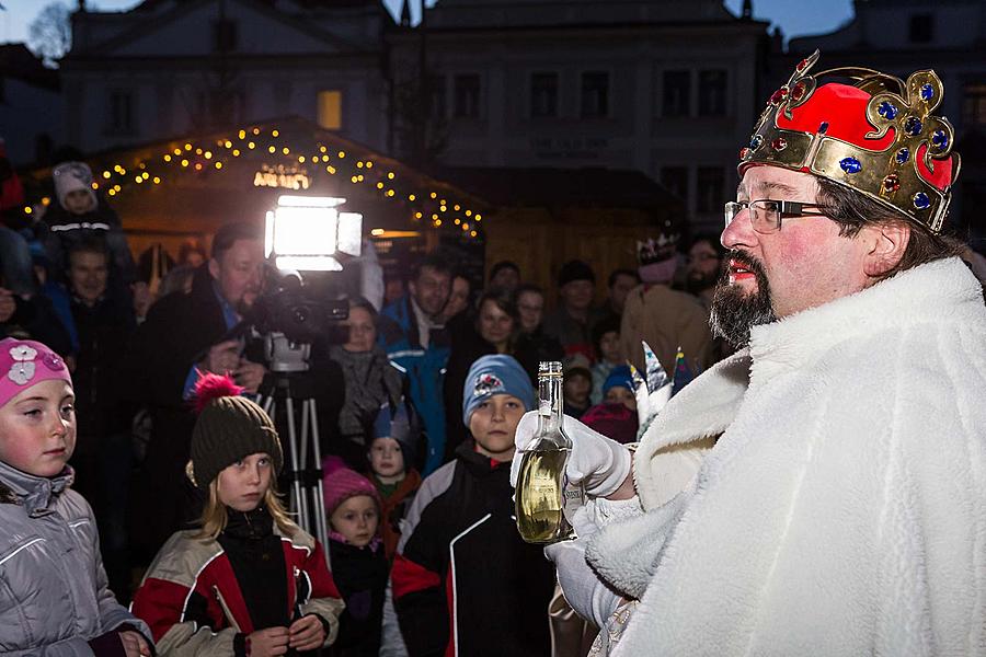 Drei Könige, 6.1.2018, Advent und Weihnachten in Český Krumlov