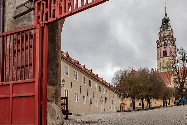 Studijní centrum, 1. nádvoří Státního hradu a zámku Český Krumlov