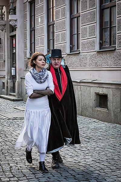 Carnival parade in Český Krumlov, 13th February 2018