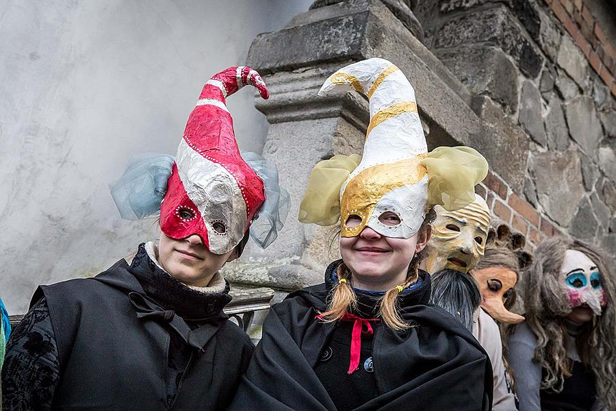 Carnival parade in Český Krumlov, 13th February 2018