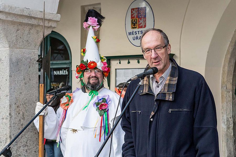 Masopustní průvod v Českém Krumlově, 13. února 2018