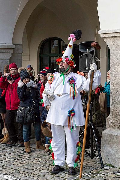 Carnival parade in Český Krumlov, 13th February 2018