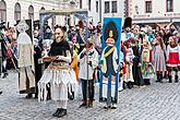 Carnival parade in Český Krumlov, 13th February 2018, photo by: Lubor Mrázek