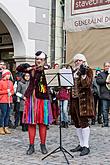 Carnival parade in Český Krumlov, 13th February 2018, photo by: Lubor Mrázek