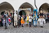 Carnival parade in Český Krumlov, 13th February 2018, photo by: Lubor Mrázek