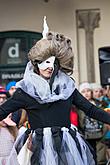 Carnival parade in Český Krumlov, 13th February 2018, photo by: Lubor Mrázek