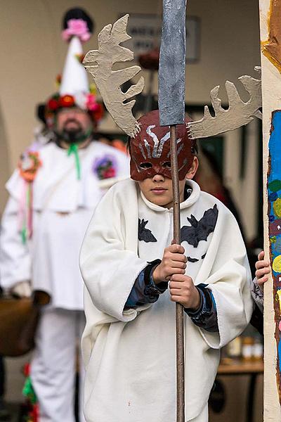 Carnival parade in Český Krumlov, 13th February 2018