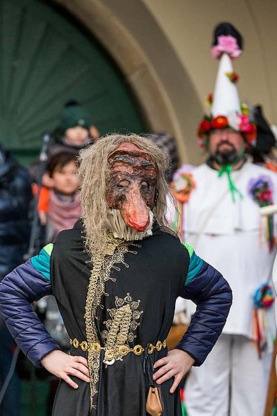 Carnival parade in Český Krumlov, 13th February 2018