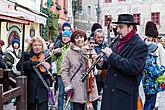 Carnival parade in Český Krumlov, 13th February 2018, photo by: Lubor Mrázek