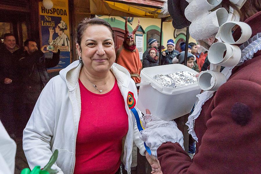 Carnival parade in Český Krumlov, 13th February 2018