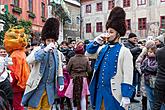 Carnival parade in Český Krumlov, 13th February 2018, photo by: Lubor Mrázek