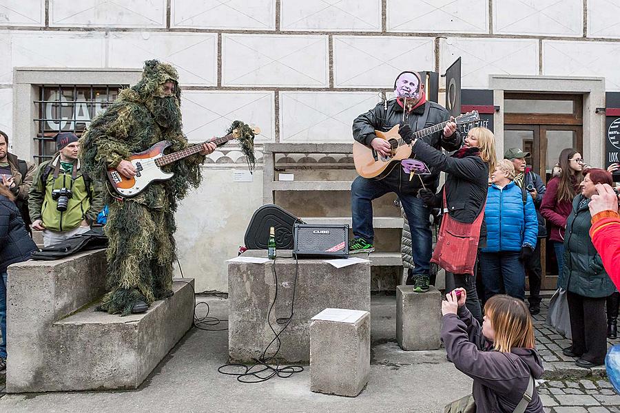 Masopustní průvod v Českém Krumlově, 13. února 2018