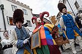 Carnival parade in Český Krumlov, 13th February 2018, photo by: Lubor Mrázek