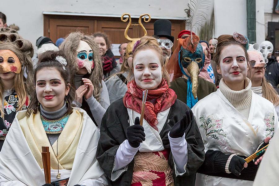 Karnevalsumzug, 13. Februar 2018, Fasching Český Krumlov