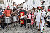 Carnival parade in Český Krumlov, 13th February 2018, photo by: Lubor Mrázek