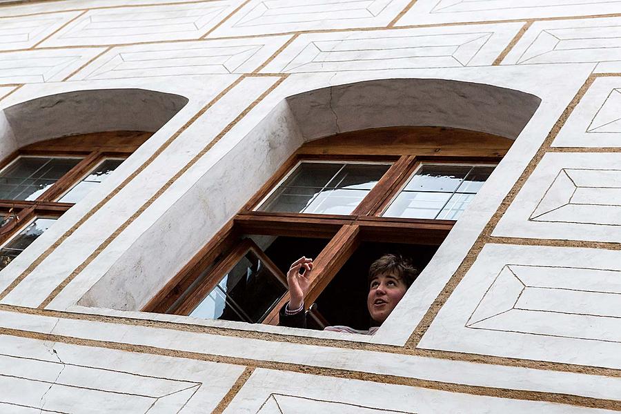 Carnival parade in Český Krumlov, 13th February 2018