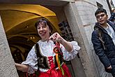 Carnival parade in Český Krumlov, 13th February 2018, photo by: Lubor Mrázek