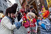 Carnival parade in Český Krumlov, 13th February 2018, photo by: Lubor Mrázek