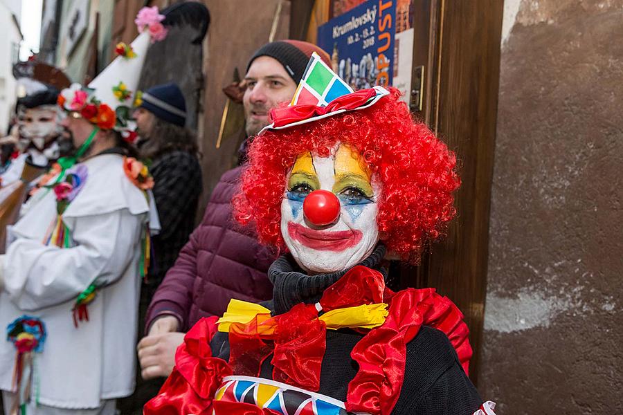 Karnevalsumzug, 13. Februar 2018, Fasching Český Krumlov