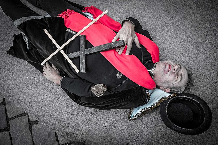 Carnival parade in Český Krumlov, 13th February 2018