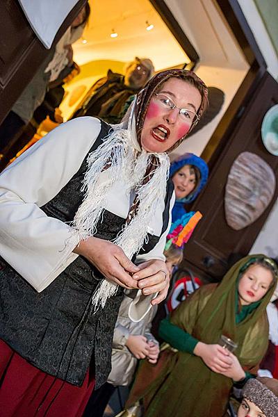 Carnival parade in Český Krumlov, 13th February 2018